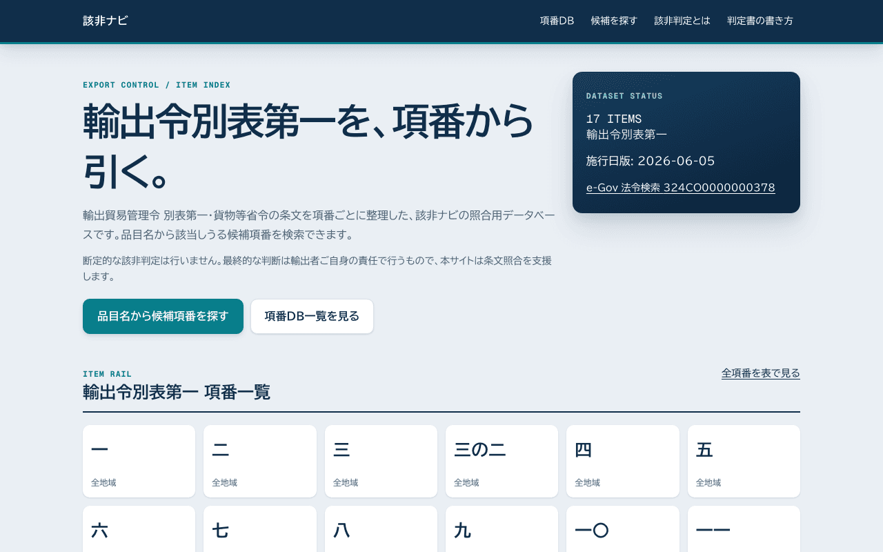 該非ナビ のスクリーンショット